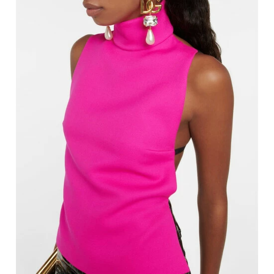 Dolce&Gabbana Wool Mockneck Top - Image 3