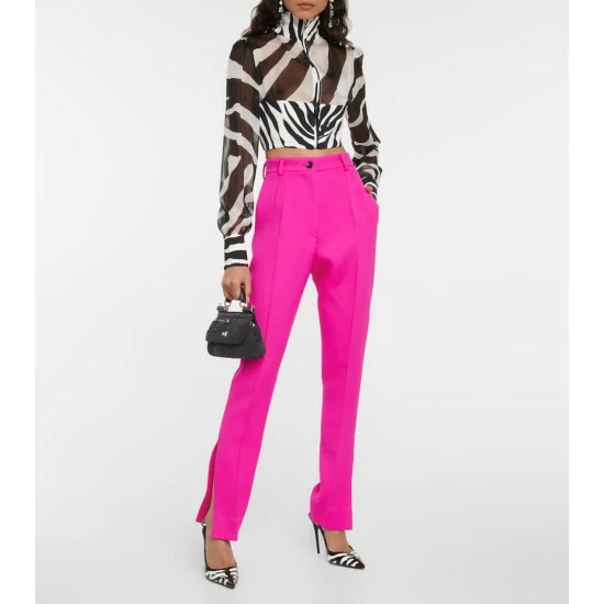 Dolce&Gabbana High-rise Virgin Wool Pants