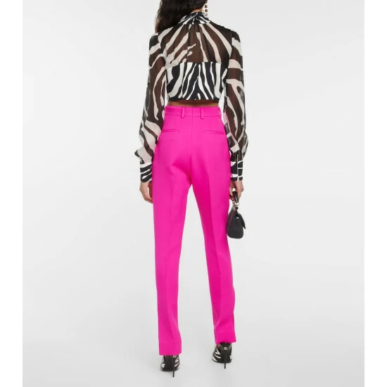 Dolce&Gabbana High-rise Virgin Wool Pants - Image 2