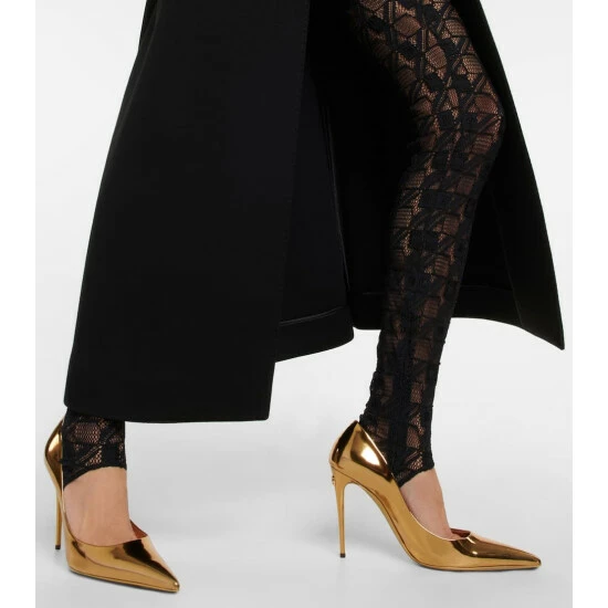 Dolce&Gabbana Metallic Leather Pumps - Image 3