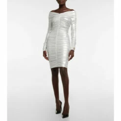 Dolce&Gabbana Ruched Off-shoulder Minidress