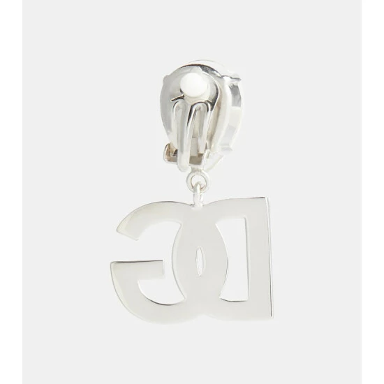 Dolce&Gabbana DG Embellished Clip-on Earrings - Image 4