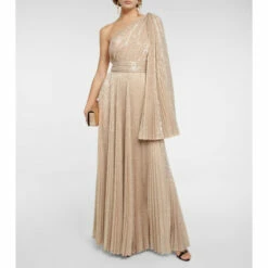 Dolce&Gabbana Sequined One-shoulder Gown