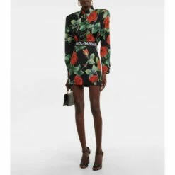 Dolce&Gabbana Floral Silk-blend Shirt