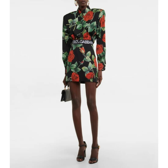 Dolce&Gabbana Floral Silk-blend Shirt