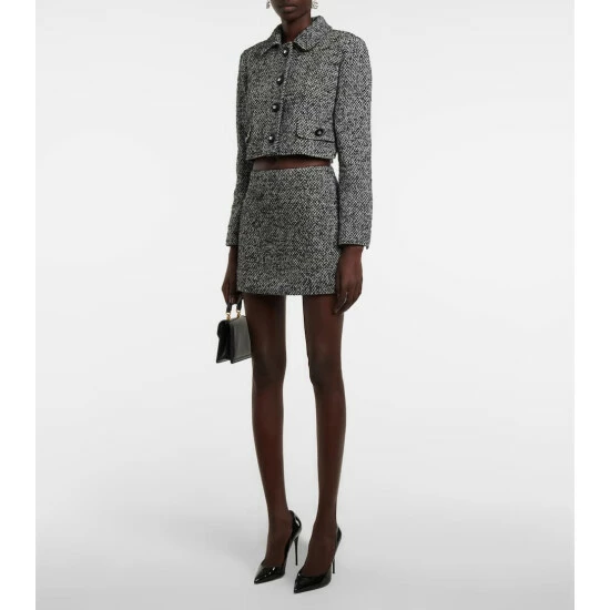 Dolce&Gabbana Cropped Tweed Jacket