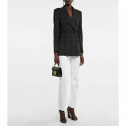 Dolce&Gabbana Turlington Pinstripe Wool-blend Blazer
