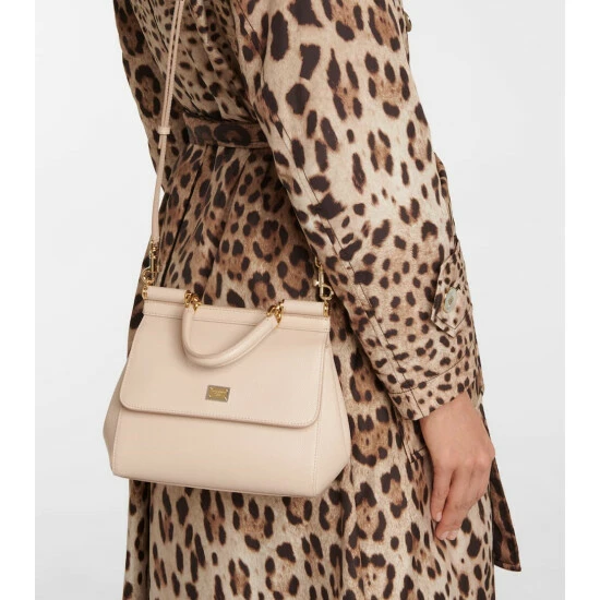 Dolce&Gabbana Sicily Small Leather Tote