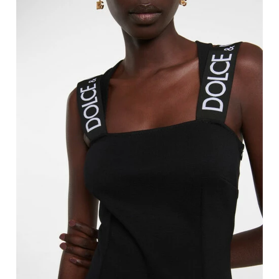 Dolce&Gabbana Logo Virgin Wool Minidress - Image 3