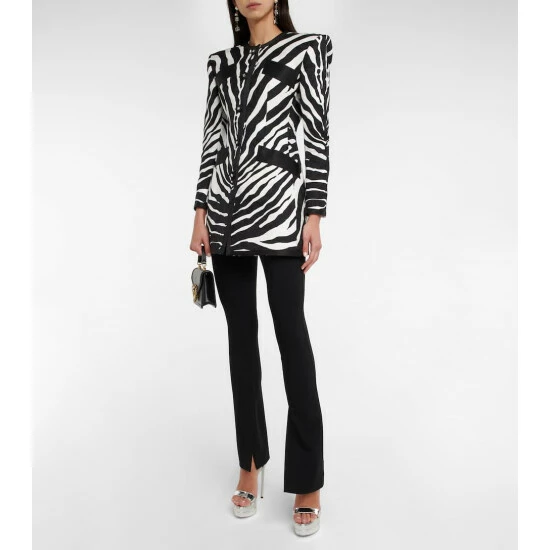Dolce&Gabbana Zebra-print Brocade Jacket
