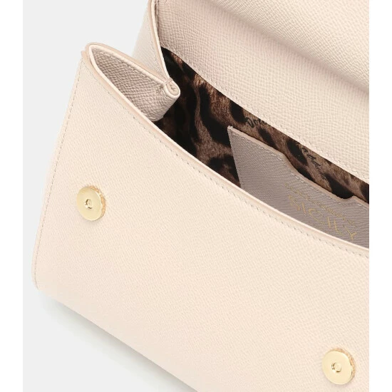 Dolce&Gabbana Sicily Small Leather Tote - Image 2