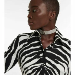 Dolce&Gabbana Crystal-embellished Logo Choker