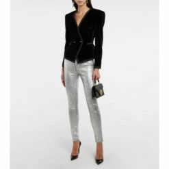 Dolce&Gabbana Metallic High-rise Skinny Jeans