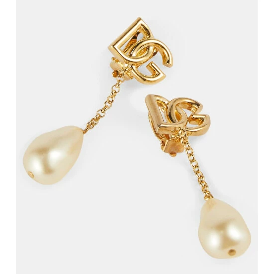 Dolce&Gabbana DG Faux Pearl Earrings - Image 3
