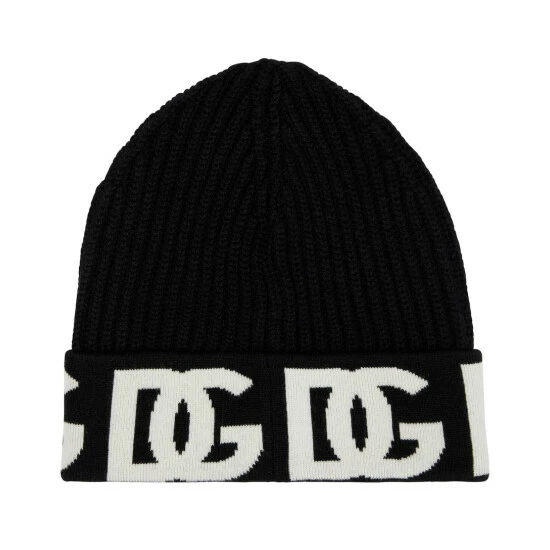 Dolce&Gabbana Jacquard Cashmere-blend Beanie - Image 3
