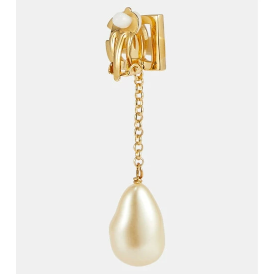 Dolce&Gabbana DG Faux Pearl Earrings - Image 4