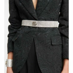 Dolce&Gabbana Embellished Crystal Mesh Belt