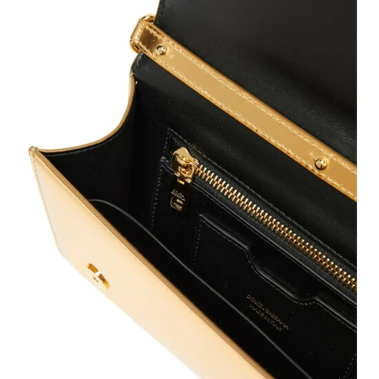 Dolce&Gabbana 3.5 Logo Leather Shoulder Bag - Image 2