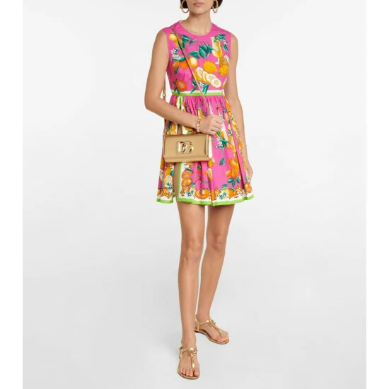 Dolce&Gabbana 3.5 Logo Leather Shoulder Bag - Image 4