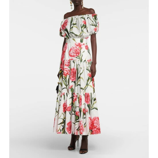 Dolce&Gabbana Off-the-shoulder Cotton Top