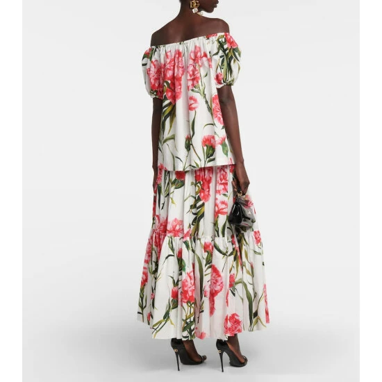 Dolce&Gabbana Off-the-shoulder Cotton Top - Image 2