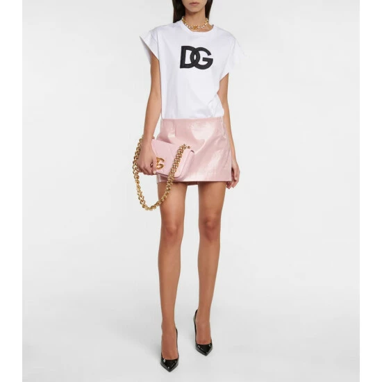 Dolce&Gabbana 3.5 Quilted Leather Crossbody Bag - Image 4