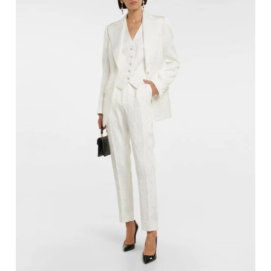 Dolce&Gabbana Turlington Floral Brocade Blazer