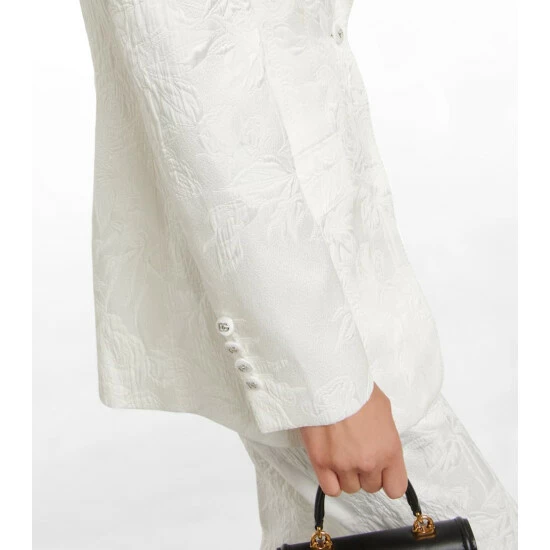 Dolce&Gabbana Turlington Floral Brocade Blazer - Image 4