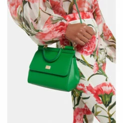 Dolce&Gabbana Sicily Small Leather Shoulder Bag