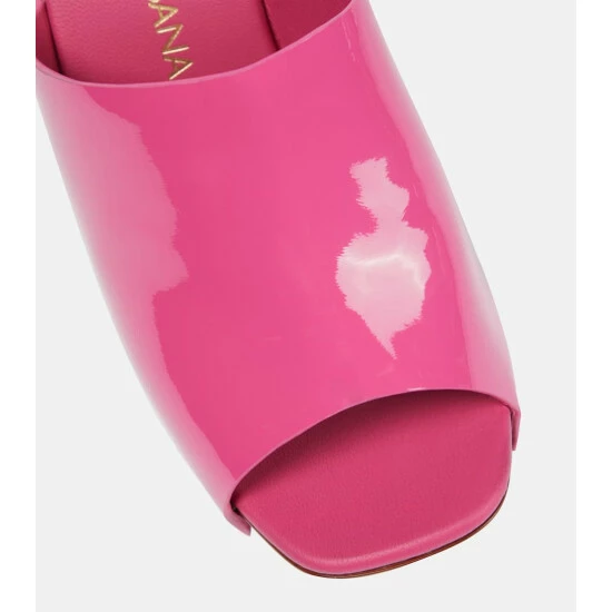 Dolce&Gabbana Patent Leather Clogs - Image 5