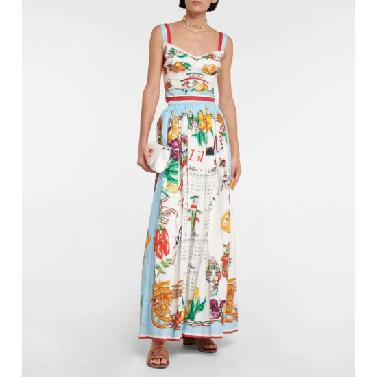 Dolce&Gabbana Leather Cut-out Logo Sandals