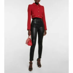 Dolce&Gabbana Metallic High-rise Skinny Jeans