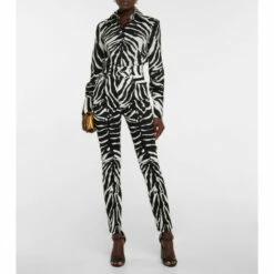 Dolce&Gabbana Zebra-print Silk-blend Shirt