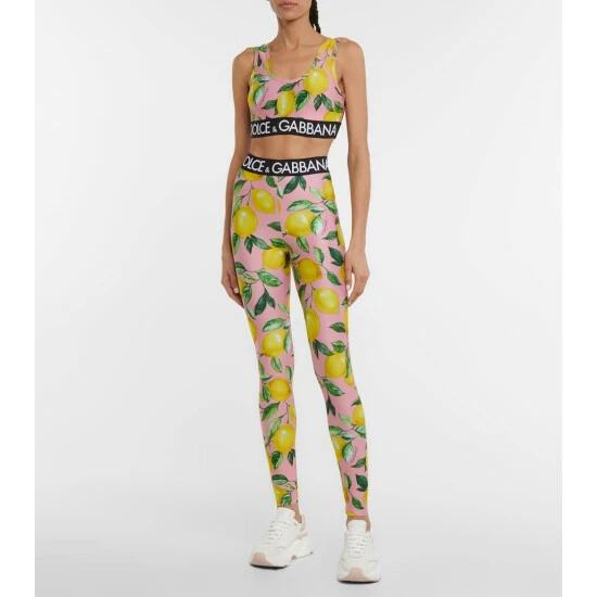 Dolce&Gabbana Printed Sports Bra