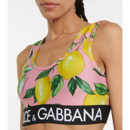 Dolce&Gabbana Printed Sports Bra - Image 3