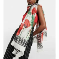 Dolce&Gabbana Floral Silk Scarf