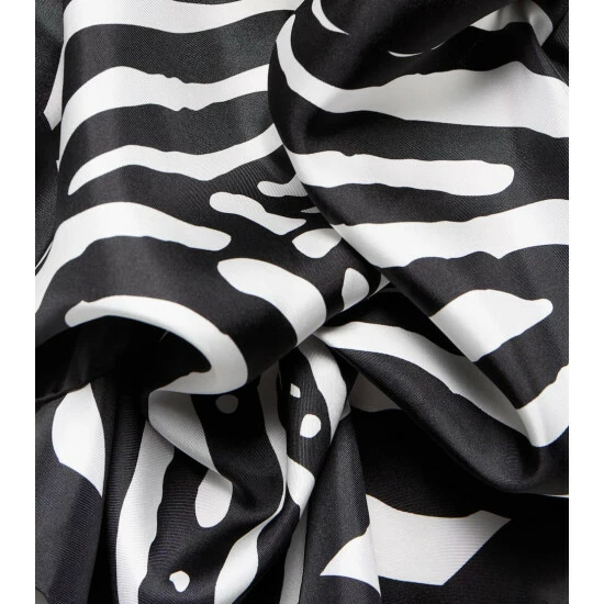 Dolce&Gabbana Zebra-print Silk Twill Scarf - Image 2