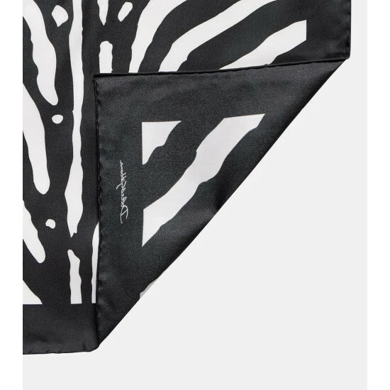 Dolce&Gabbana Zebra-print Silk Twill Scarf - Image 3