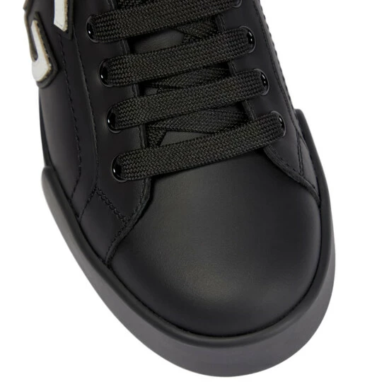 Dolce&Gabbana Portofino Leather Sneakers - Image 5
