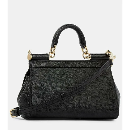 Dolce&Gabbana Sicily Mini Leather Crossbody Bag - Image 3