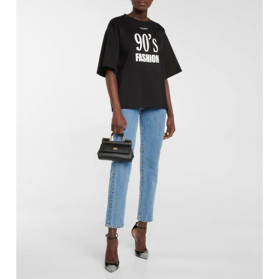 Dolce&Gabbana Sicily Mini Leather Crossbody Bag - Image 4