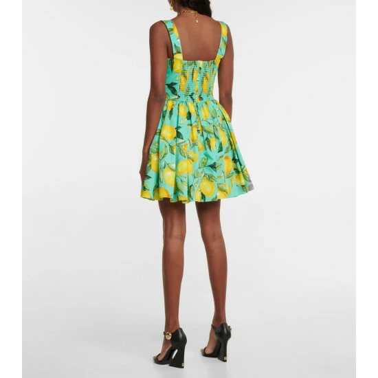 Dolce&Gabbana Printed Cotton Poplin Minidress - Image 2