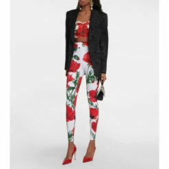 Dolce&Gabbana Floral High-rise Leggings