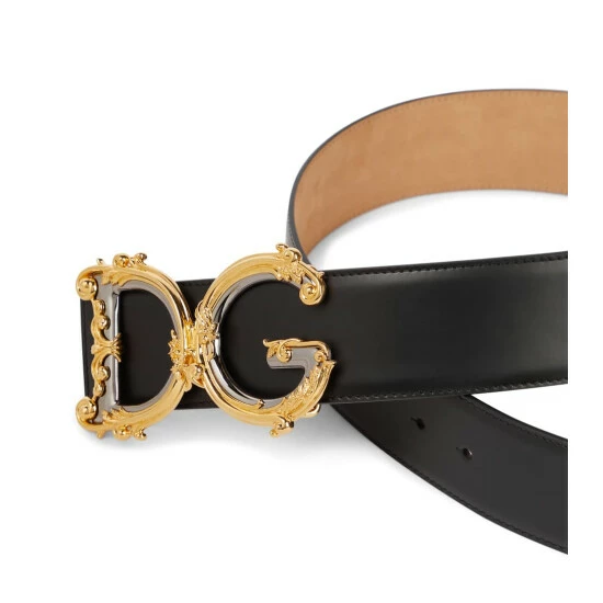 Dolce&Gabbana DG Leather Belt - Image 2