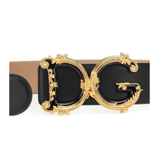 Dolce&Gabbana DG Leather Belt - Image 3