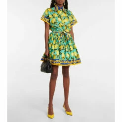 Dolce&Gabbana Printed Cotton Skirt