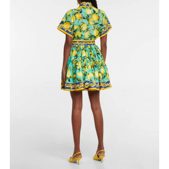 Dolce&Gabbana Printed Cotton Skirt - Image 2