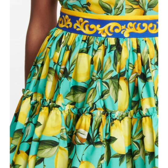 Dolce&Gabbana Printed Cotton Skirt - Image 4