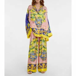 Dolce&Gabbana Printed High-rise Palazzo Pants