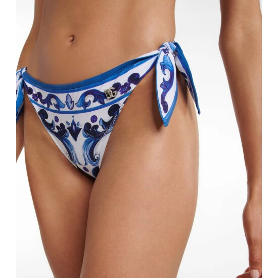 Dolce&Gabbana Printed Halterneck Bikini - Image 4
